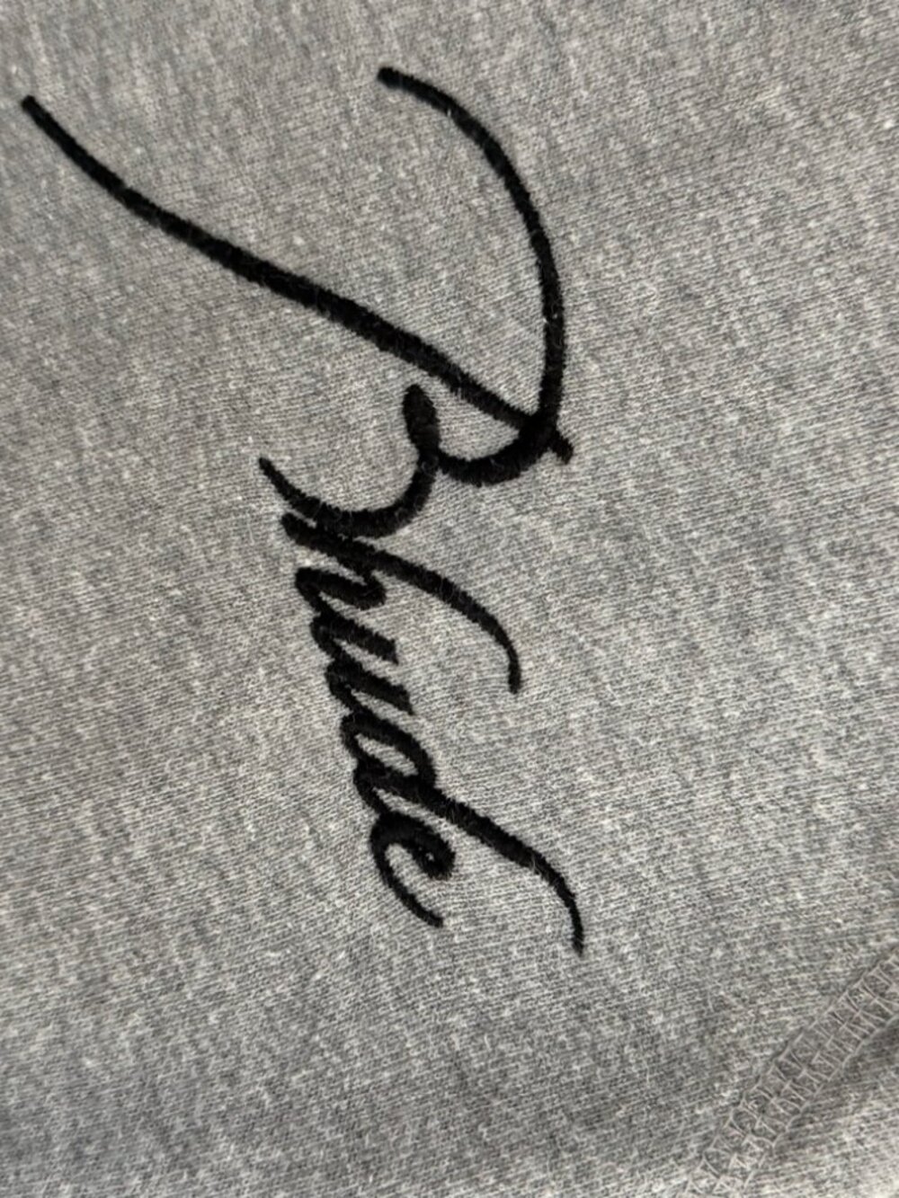 Rhude Grey Script Logo Sweatpants M - Picture 3 of 4